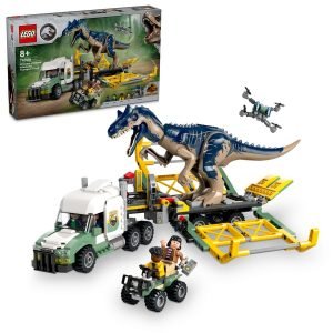 Lego 76966 Jurassic World Истории динозавров: перевозка аллозавра