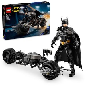 Lego 76273 Супер Герои Сборная фигурка Бэтмена и бэтпод