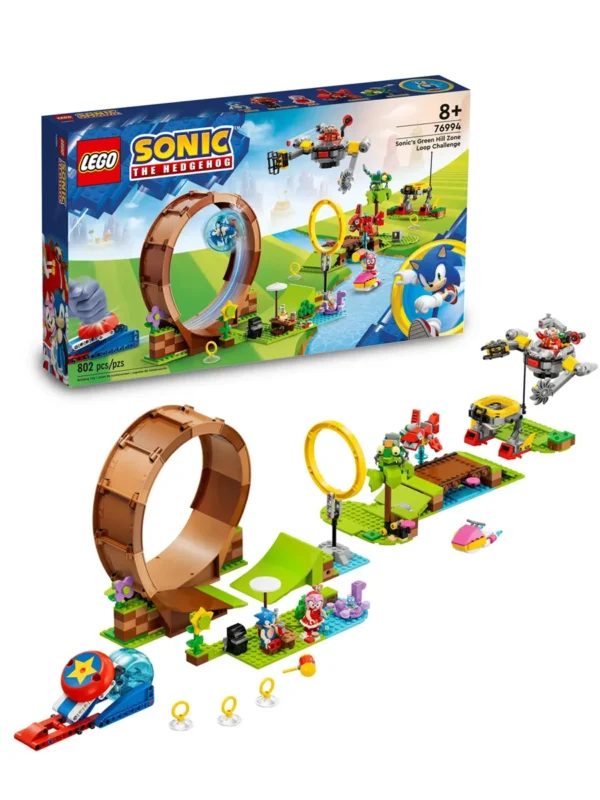 Lego 76994 Соник Испытание петли в зоне Зеленого холма
