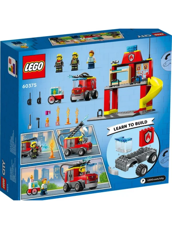 Lego 60375 Город Пожарная часть и пожарная машина