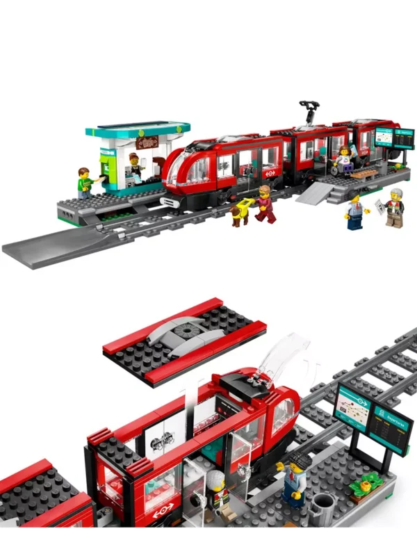 Lego 60423 Город Трамвай и станция в центре города