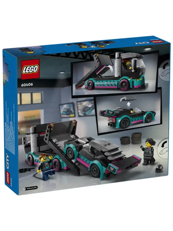 Lego 60406 Город Автовоз и гоночный автомобиль