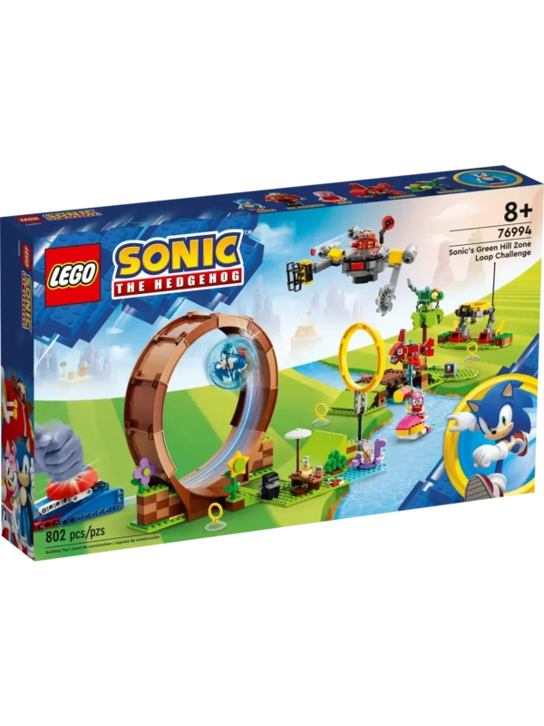 Lego 76994 Соник Испытание петли в зоне Зеленого холма