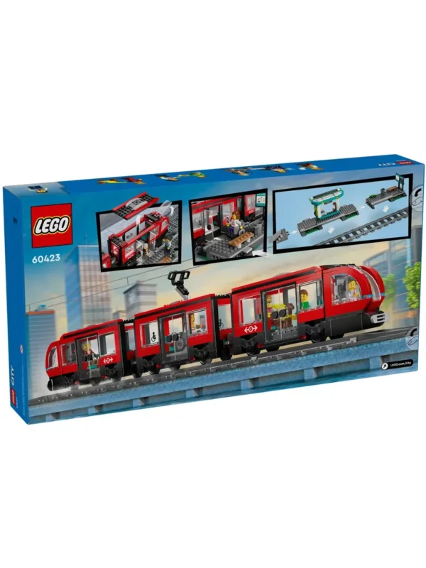 Lego 60423 Город Трамвай и станция в центре города