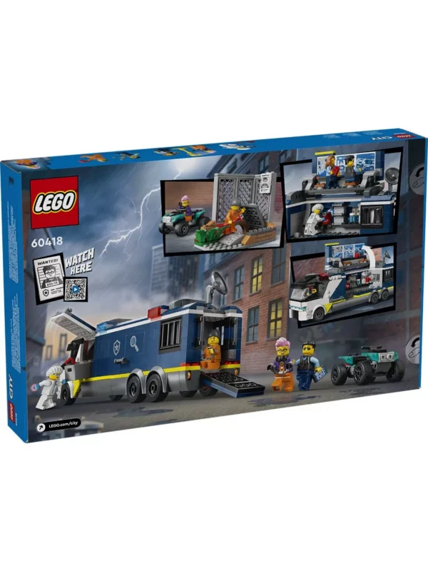 Lego 60418 Город Полицейский мобильный командный трейлер