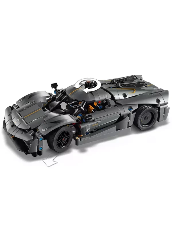 Lego 42173 Техник Гиперкар Koenigsegg Jesko Absolut Grey