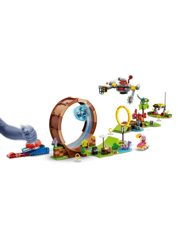 Lego 76994 Соник Испытание петли в зоне Зеленого холма