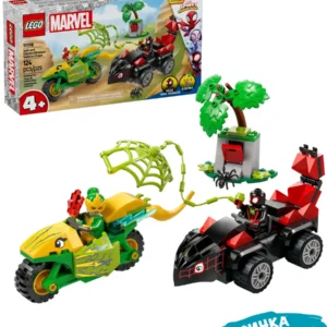 Lego 11198 Spidey Спин и погоня за мотодинозавром Электро