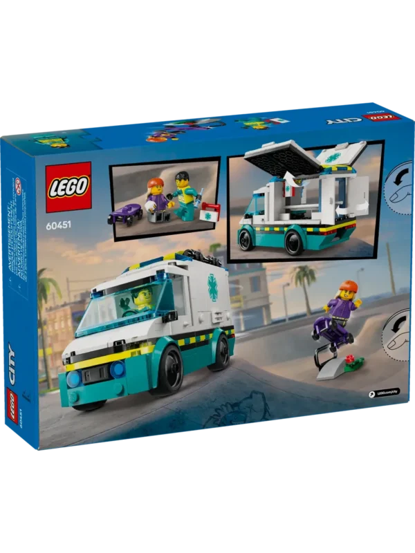 Lego 60451 Город Машина скорой помощи