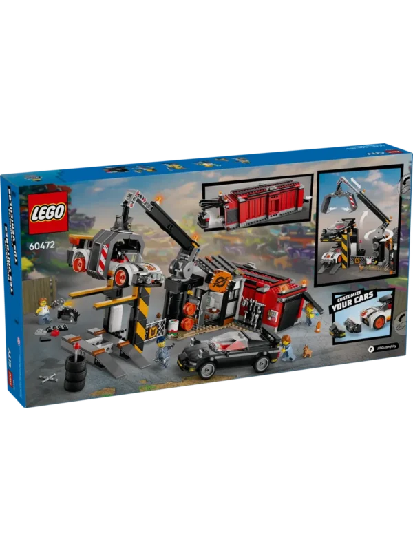 Lego 60472 Город Свалка металлолома с машинами