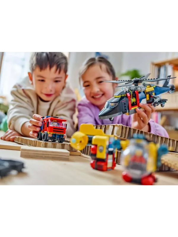 Lego 60462 Город Вертолет, пожарная машина и подводная лодка