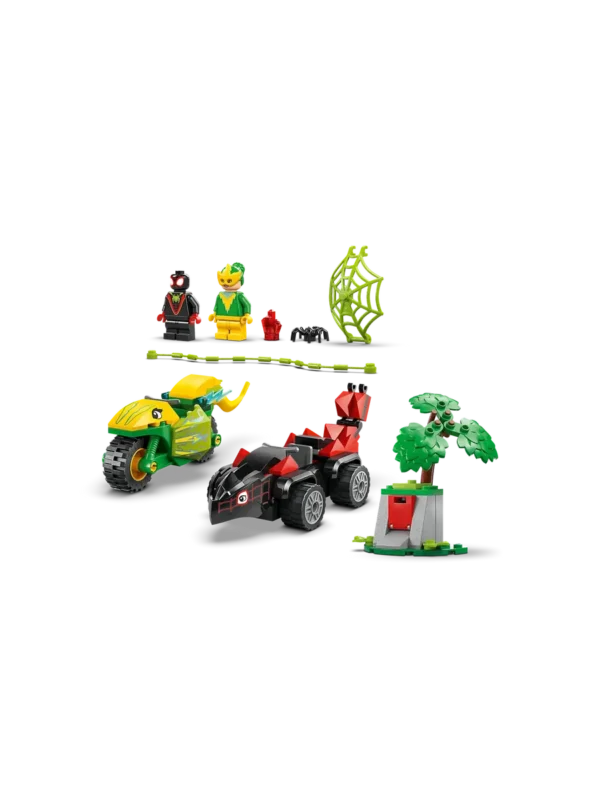 Lego 11198 Spidey Спин и погоня за мотодинозавром Электро