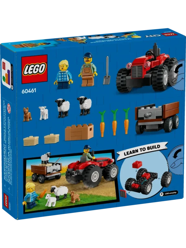 Lego 60461 Город Красный трактор с прицепом и овцой