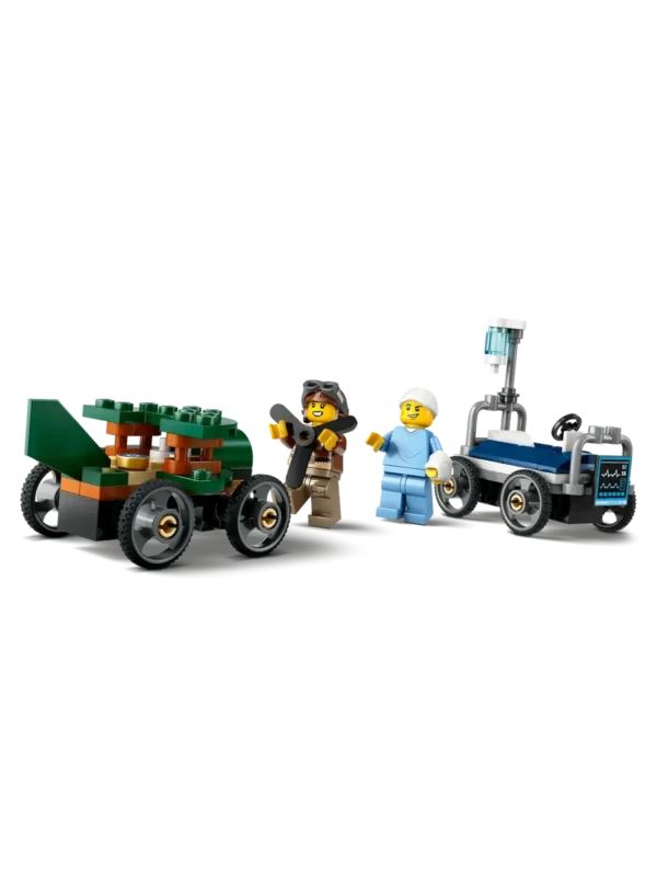 Lego 60459 Город Гоночные машинки: Самолет против больничной кровати