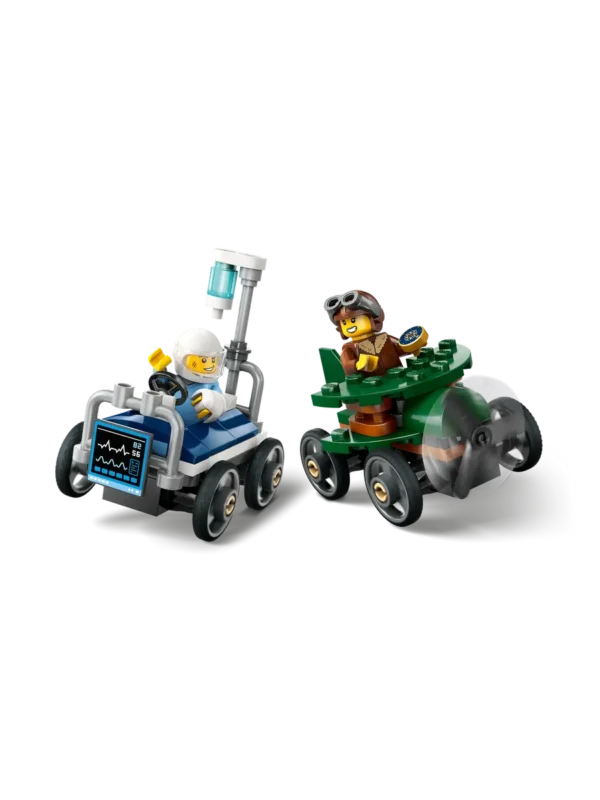 Lego 60459 Город Гоночные машинки: Самолет против больничной кровати