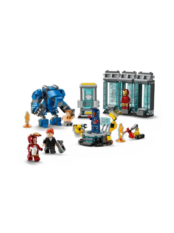Lego 76315 Супер Герои Лаборатория Железного человека: зал брони