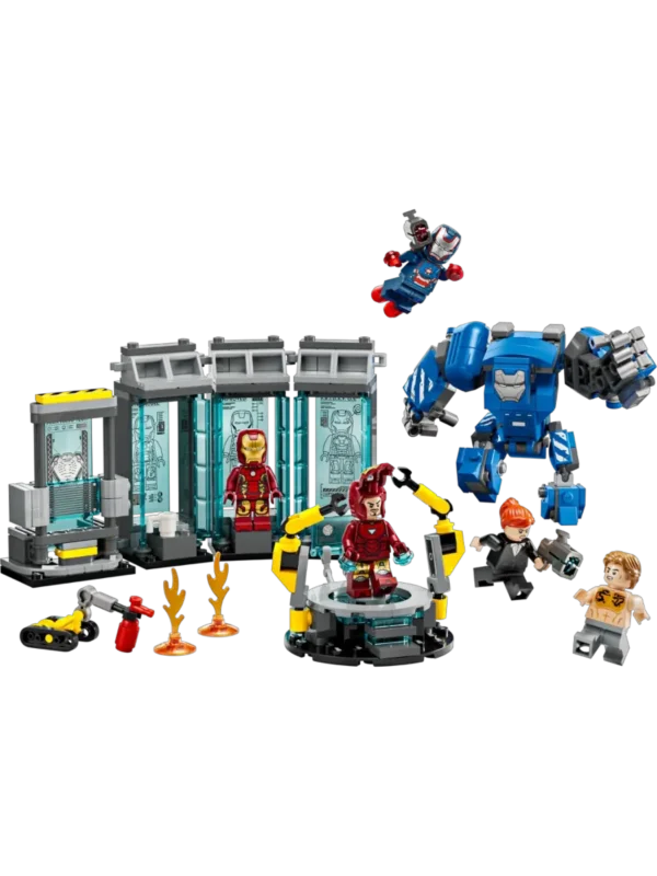 Lego 76315 Супер Герои Лаборатория Железного человека: зал брони