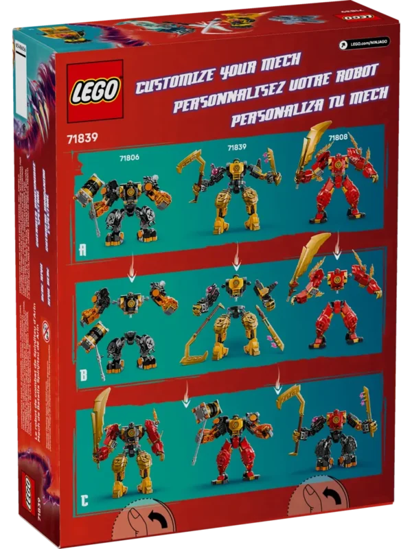 Lego 71839 Ниндзяго Боевой робот Кружитцу Арина