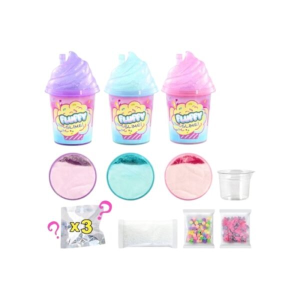 CL 101CL Игровой набор для создания слайма Fluffy shaker, 3 шт
