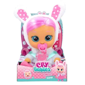 Cry Babies 40883 Кукла Кони Dressy интерактивная плачущая