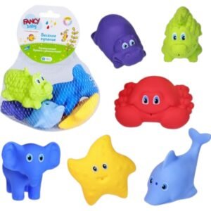 Fancy Baby BATH1 "Веселое купание", Набор игрушек для ванной