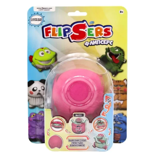 Flipsers 797286-11 Тянучка-вывернушка Динозавр Литти,8 см