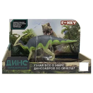 Funky Toys FT02204096 Фигурка динозавр Паразауролоф зеленый