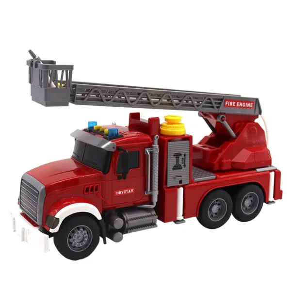 Funky Toys FT0454076 "Городская техника" фрикционная пожарная машина со светом и звуком, функция рас