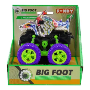 Funky Toys FT9792-2 Машинка "Акула" 4х4 фрикционная с фиолетовыми колесами