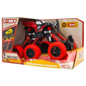 Funky Toys FT97932 Инерционная машинка "Внедорожник" 6х6 красная