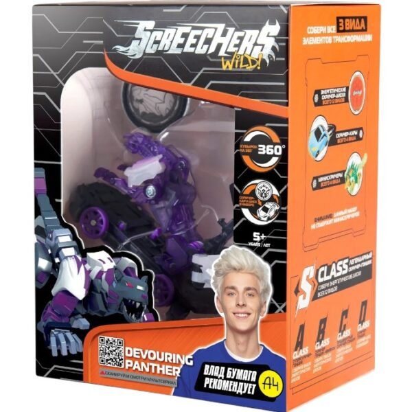 Дикие Скричеры 39861 Игр.Наб. Девауринг Пантер L1.ТМ Screechers Wild