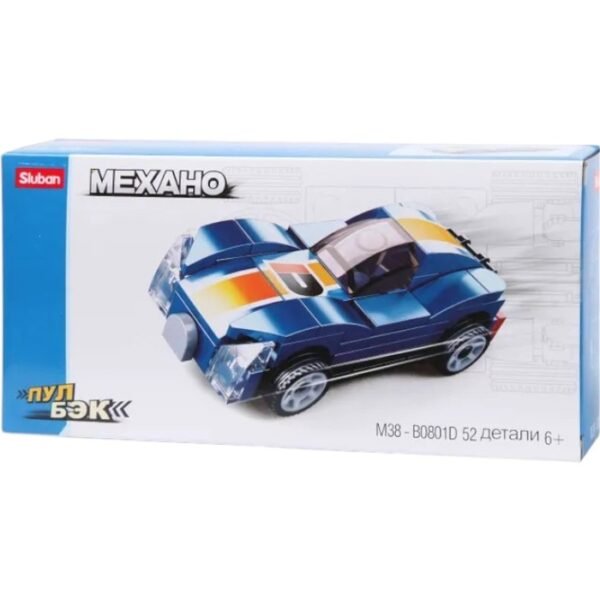 Конструктор SLUBAN Механо Машинка 59 дет. M38-B0801D