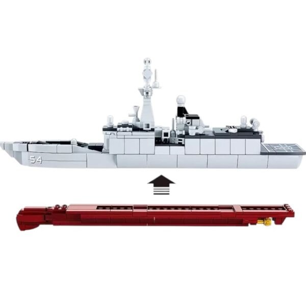 Конструктор SLUBAN Модельки Фрегат (459 деталей) M38-B0702