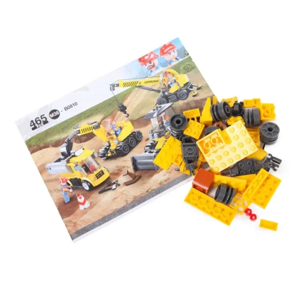 Конструктор SLUBAN Строительный 465 дет. M38-B0810