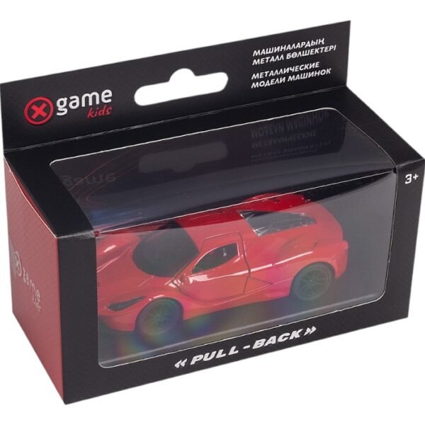 Металлическая машинка, X-Game Kids, 39605R, 1:32, 12 см, Красная.