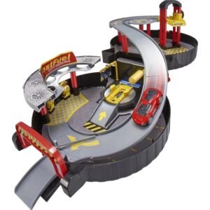 HTI 1416484 Игр.Наб. Гараж в чемоданчике, с 5-ю метал. Машинками, Teamsterz