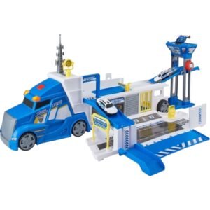 HTI 1417332 Игр.Наб. с 5-ю машинками "Транспортер Полицейской Команды", 55 см, Teamsterz