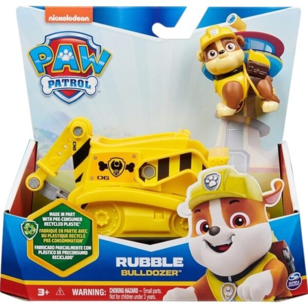 PAW Patrol 43676 Игровой набор Машинка с фигуркой Крепыш, 15см, Щенячий Патруль
