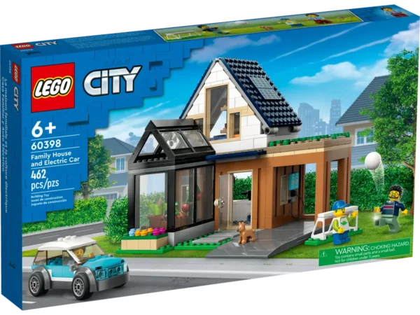 Lego 60398 Город Семейный дом и электромобиль