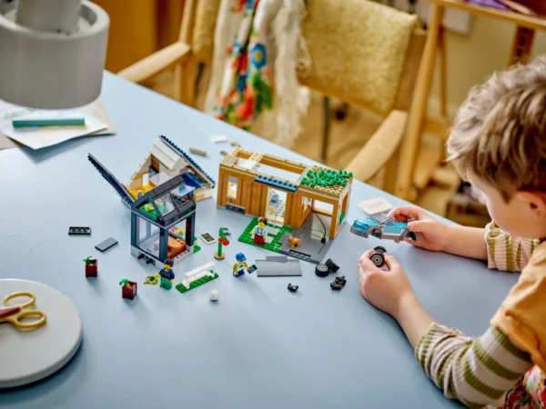 Lego 60398 Город Семейный дом и электромобиль