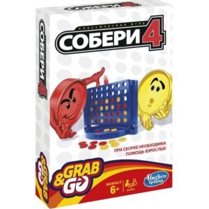H B1000 Game 'Игра настольная Собери 4' дорожная версия