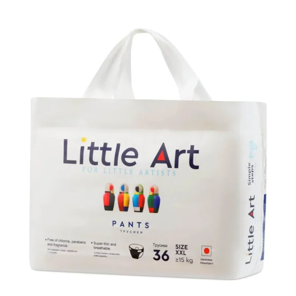 Little Art Детские трусики-подгузники, размер XXL,свыше 15 кг, 36шт.