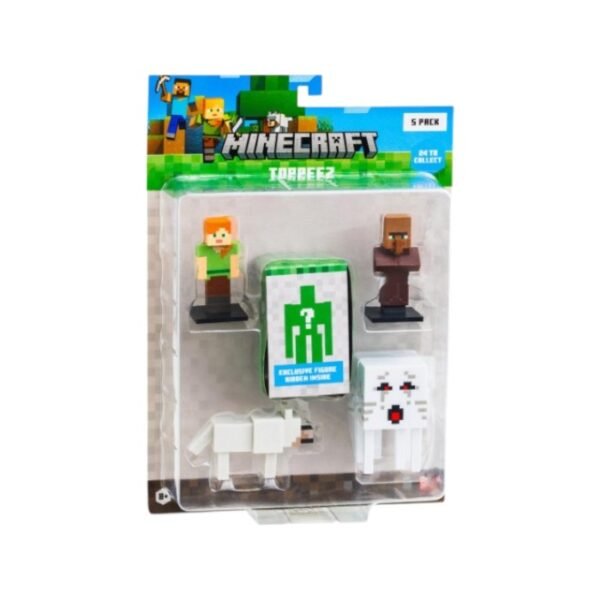 MINECRAFT MC2040 3D Фигурка 5шт в ассорт.