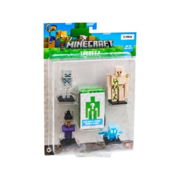 MINECRAFT MC2040 3D Фигурка 5шт в ассорт.