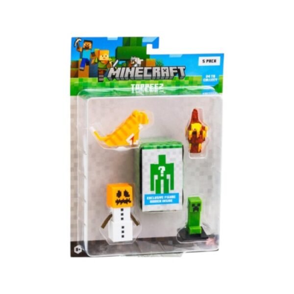 MINECRAFT MC2040 3D Фигурка 5шт в ассорт.