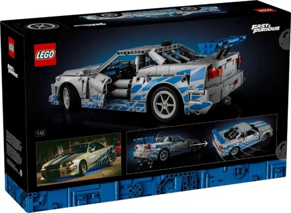 Lego 42210 Техник Двойной форсаж: автомобиль Nissan Skyline GT-R (R34)