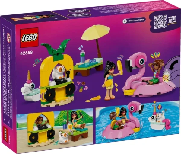 Lego 42658 Подружки Веселье в бассейне с единорогом и фламинго