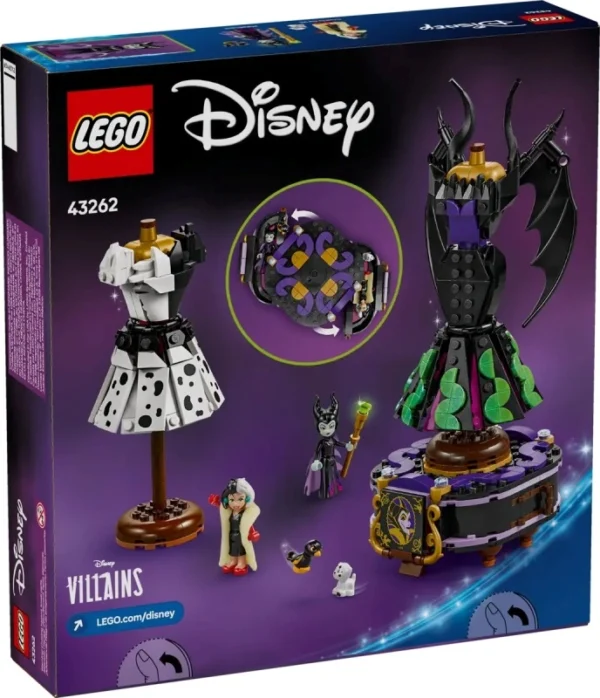 Lego 43262 Дисней Платья Малефисенты и Круэллы де Виль