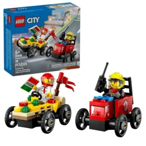 Lego 60458 Город Гоночные машинки: Пицца против пожарной машины