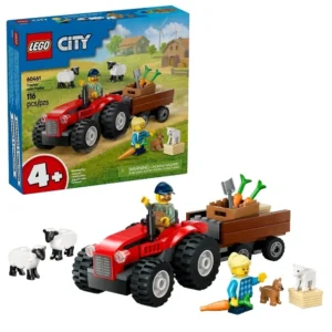Lego 60461 Город Красный трактор с прицепом и овцой